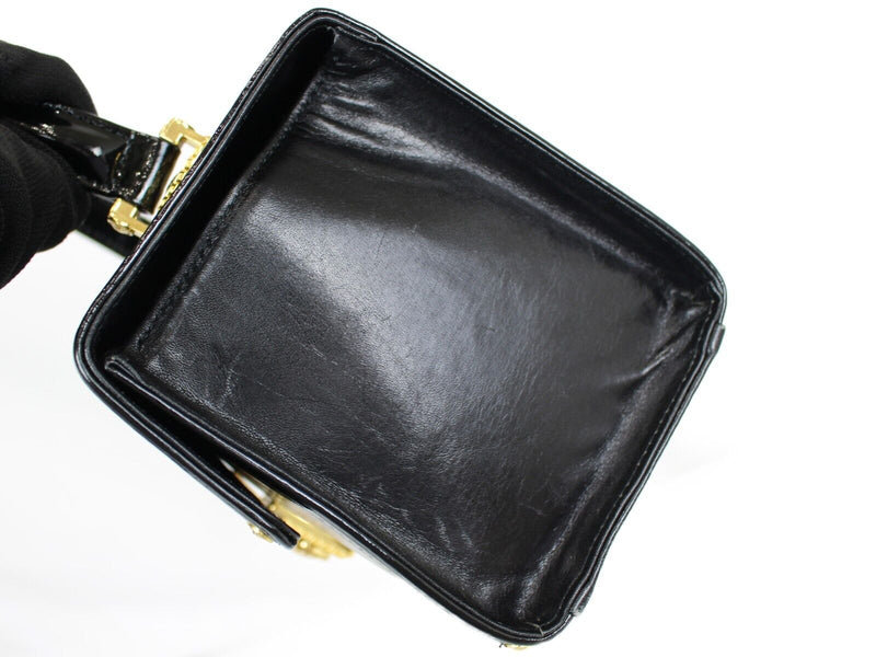 Gianni Versace Hand Bag Box Black Gold