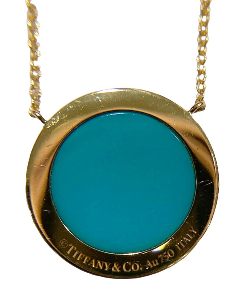 Tiffany&Co Diamond And Turquoise Circle