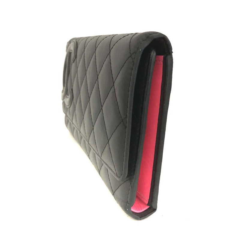 Chanel Combon Line Lambskin Long Trifold