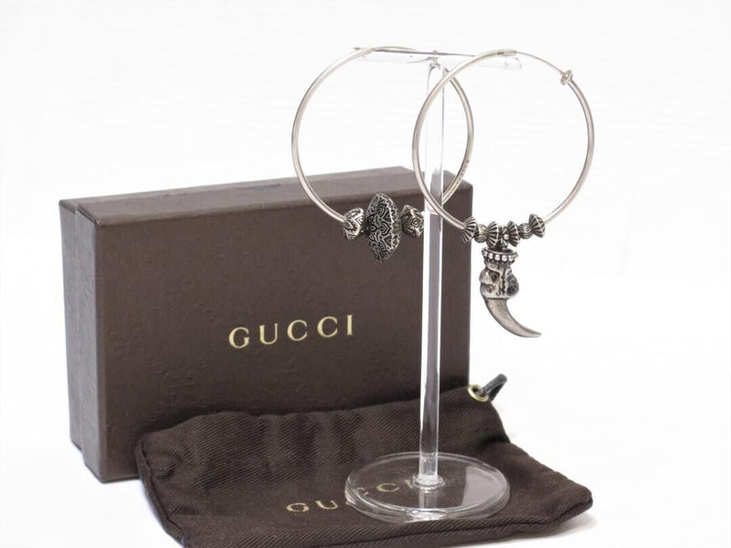 Gucci Hoop Earrings Silver Swing