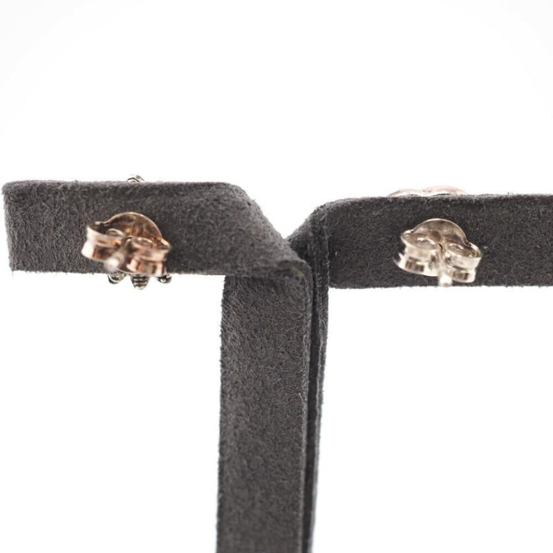 Gucci Silver Flower Motif Earrings