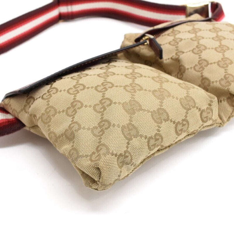 Gucci Belt Bag Body Gg Canvas Leather