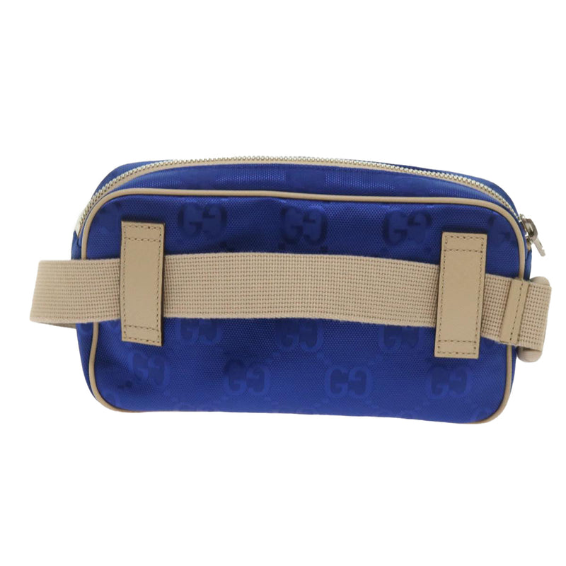 Gucci Gg Nylon Bum Bag Body Blue