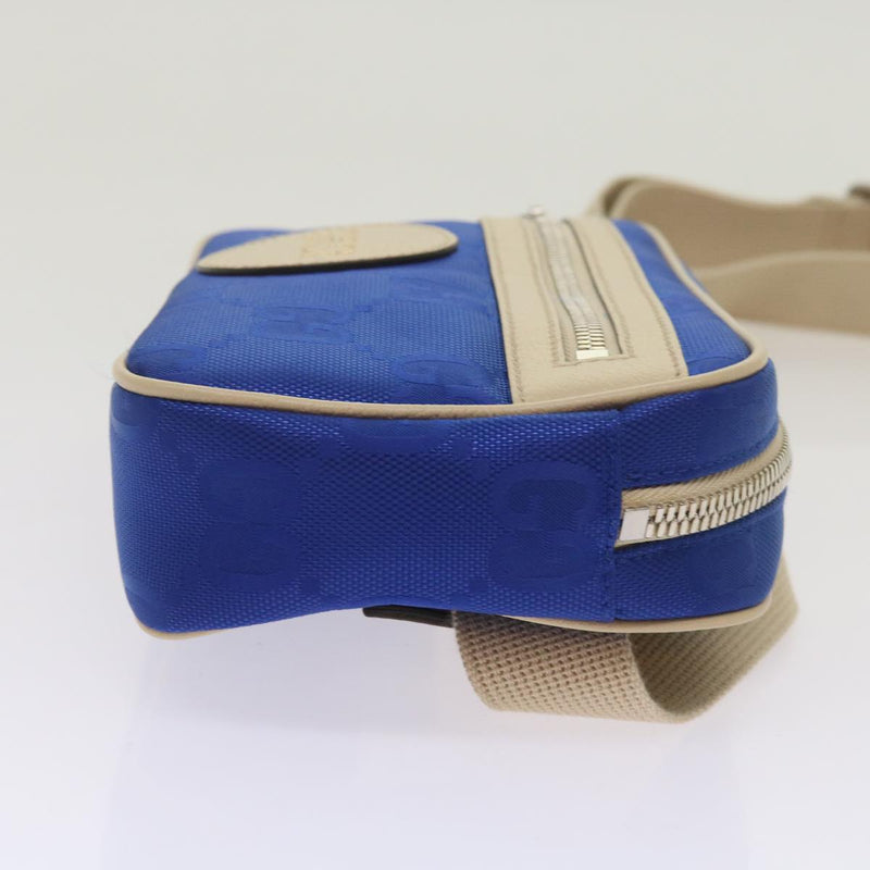 Gucci Gg Nylon Bum Bag Body Blue