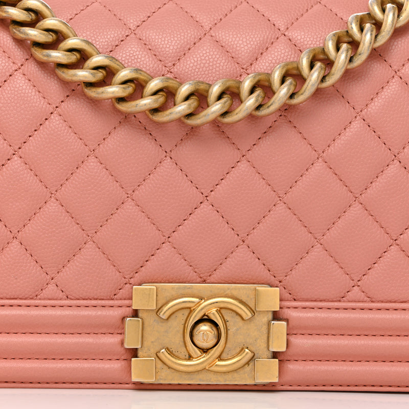 Chanel Caviar Quilted Medium Boy Flap