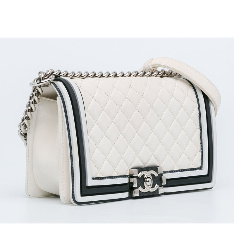 Chanel Medium Bicolor Lambskin And