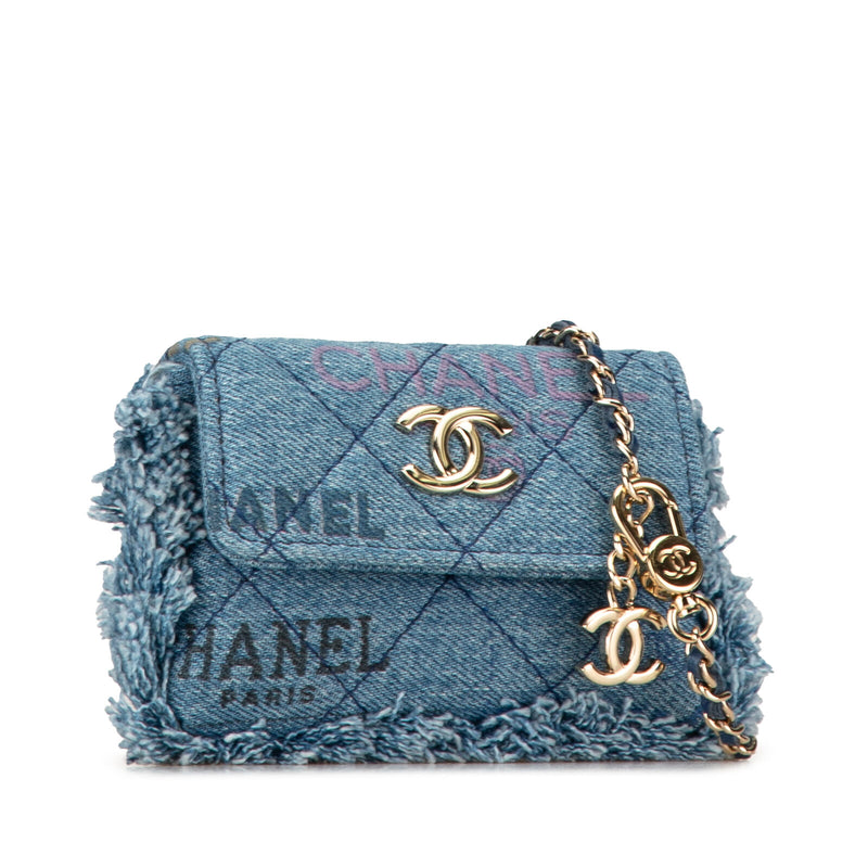 Chanel Mini Mood Clutch With Chain