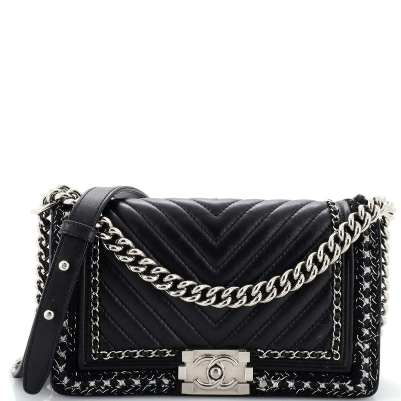 Chanel Jacket Boy Flap Bag Chevron