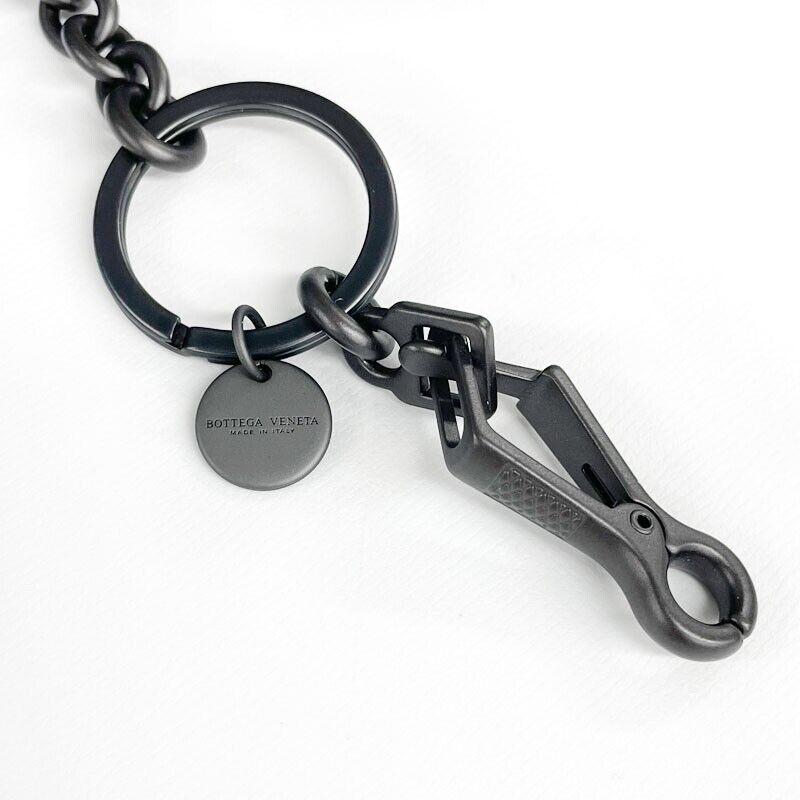 Bottega Veneta Key Ring Intrechart Panda