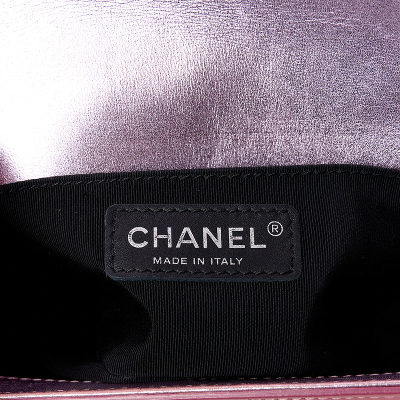 Chanel Metallic Patent Calfskin Quilted