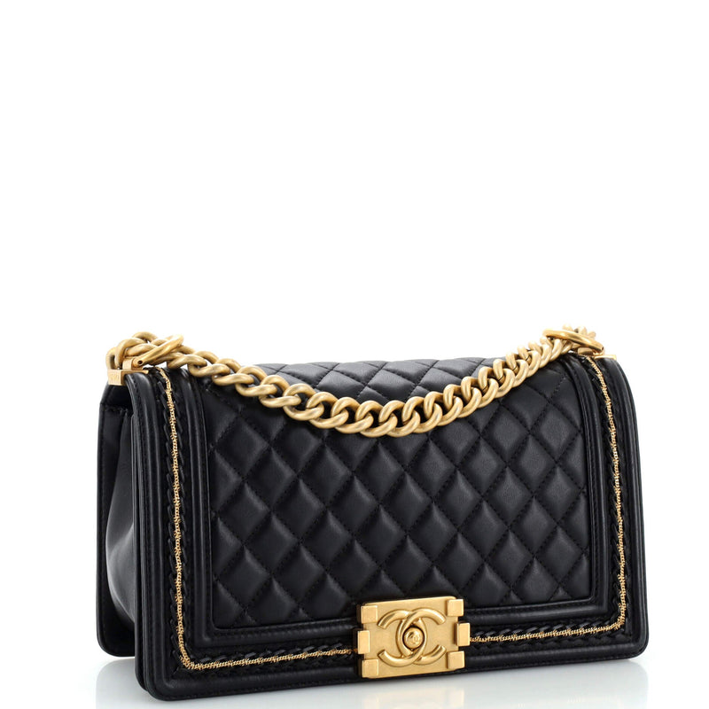 Chanel Boy Flap Bag Quilted Lambskin