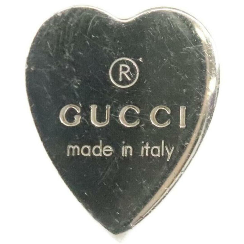 Gucci Earrings Heart Mark 3.4G Silver