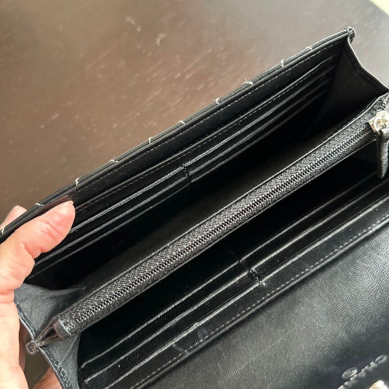 Chanel Long Wallet Wildstitch Coco Mark