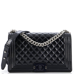 Chanel Boy Flap Bag Quilted Plexiglass