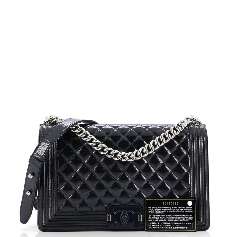 Chanel Boy Flap Bag Quilted Plexiglass