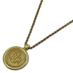 Christian Dior Necklace Logo Round Cd