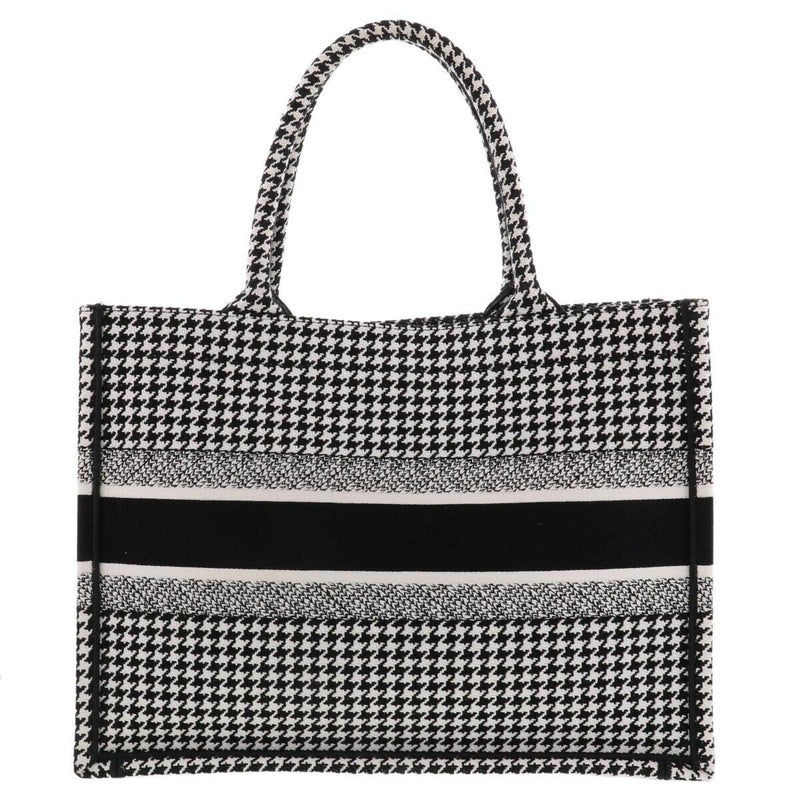 Christian Dior Book Tote Canvas Black