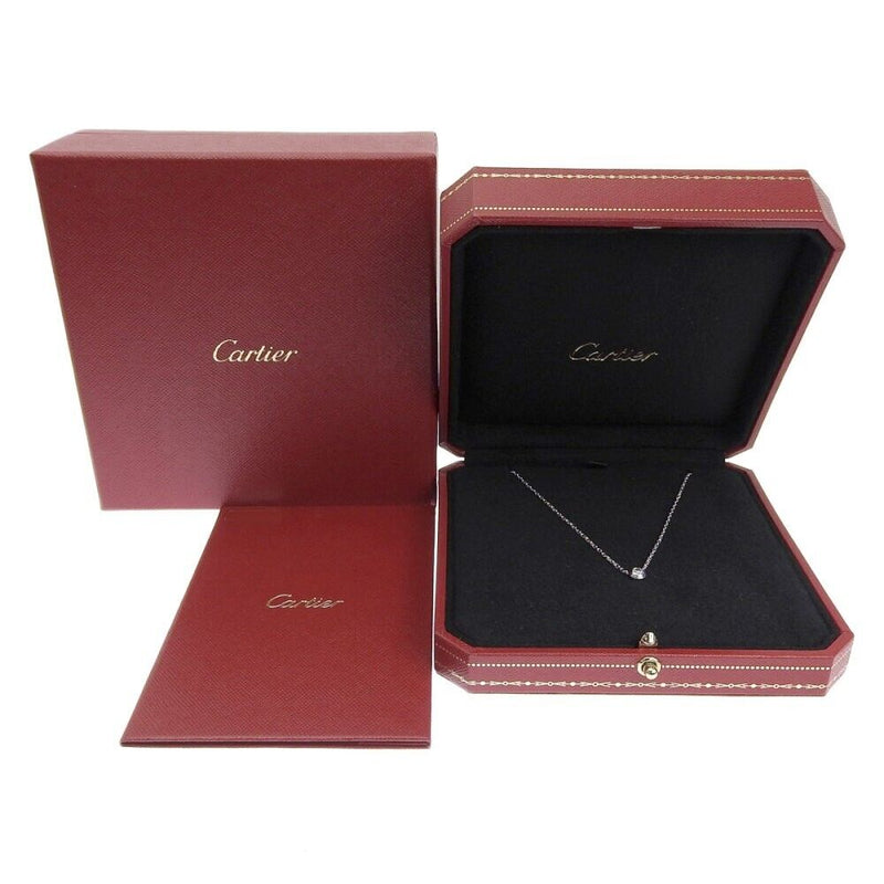 Cartier D'Amour Necklace Lm K18Wg White