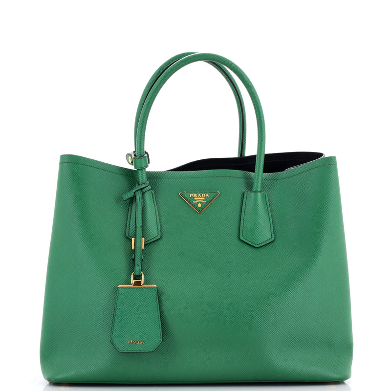 Prada Cuir Double Tote Saffiano Leather