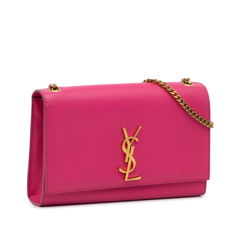 Saint Laurent Small Kate Pink Calf