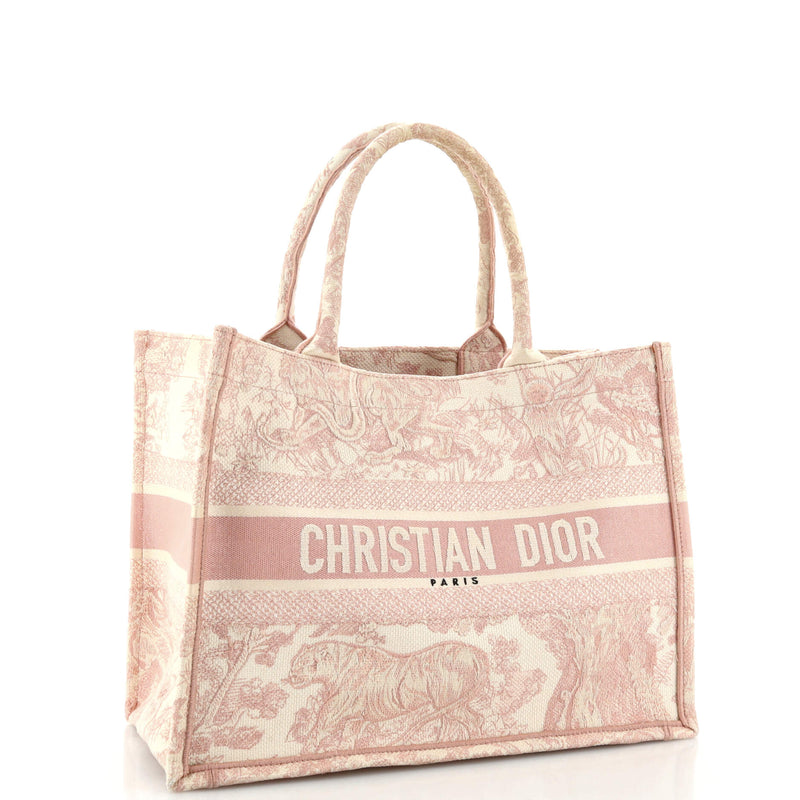 Christian Dior Book Tote Embroidered