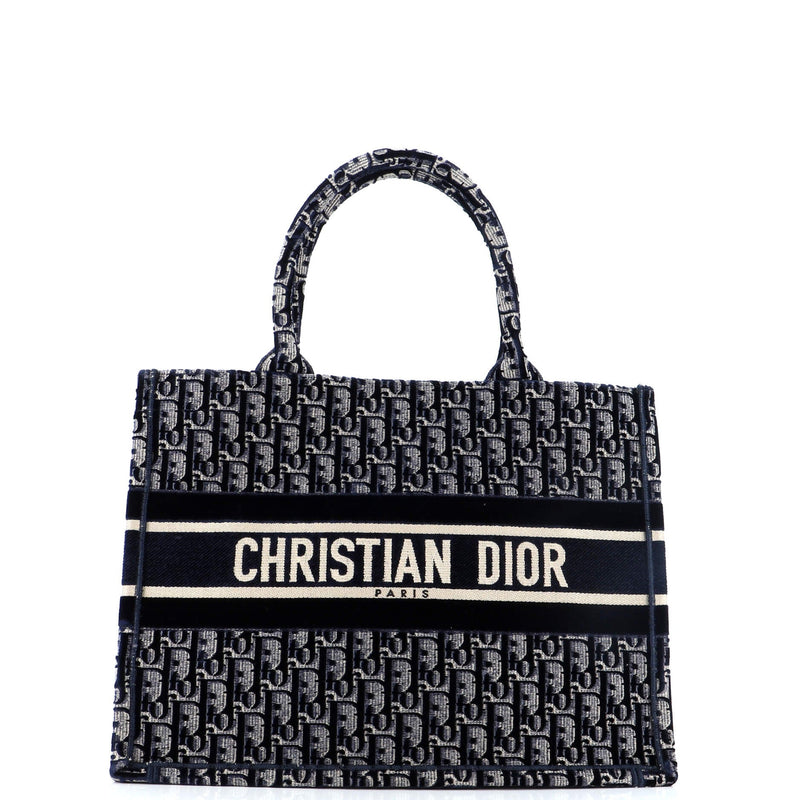 Christian Dior Book Tote Oblique Velvet