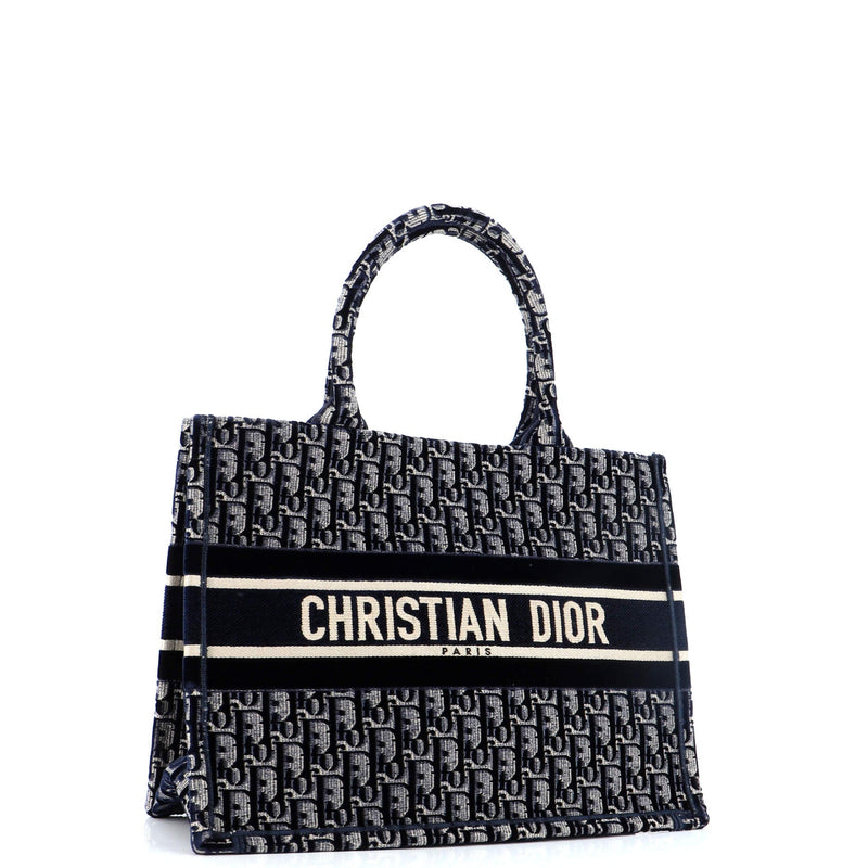 Christian Dior Book Tote Oblique Velvet