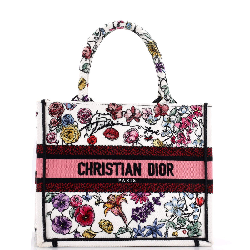 Christian Dior Book Tote Embroidered