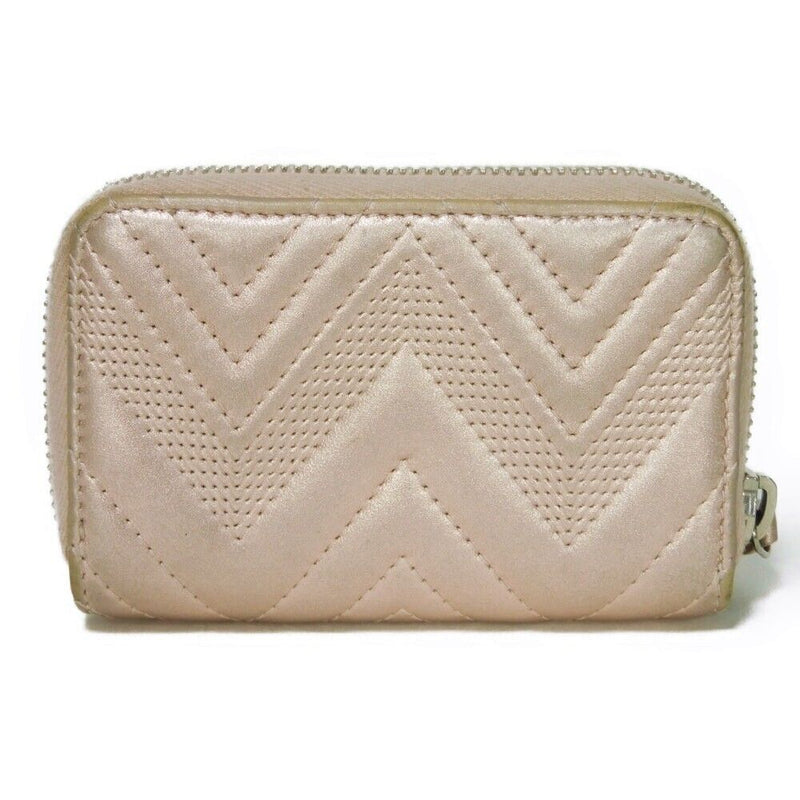 Chanel Chevron Zip Coin Purse Cc