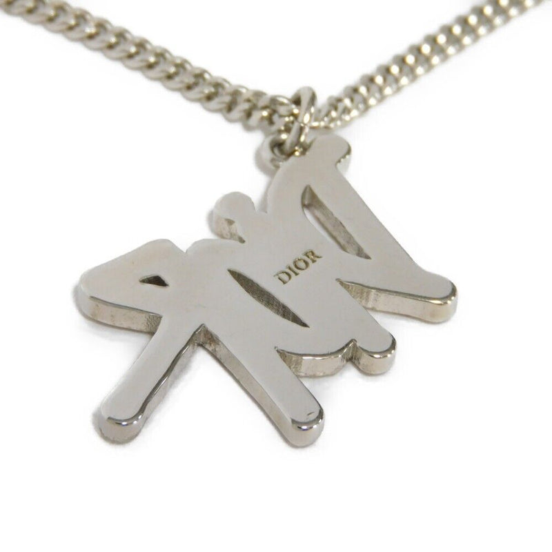 Dior Homme Crystal Logo Necklace