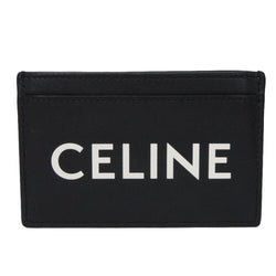 Celine Logo Card Holder Case Black