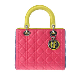 Christian Dior Lady Tricolor Pink Hand