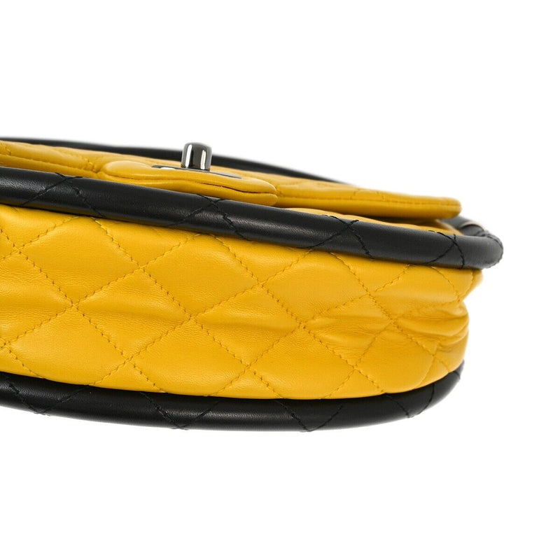 Chanel Yellow Lambskin Hula Hoop Handbag