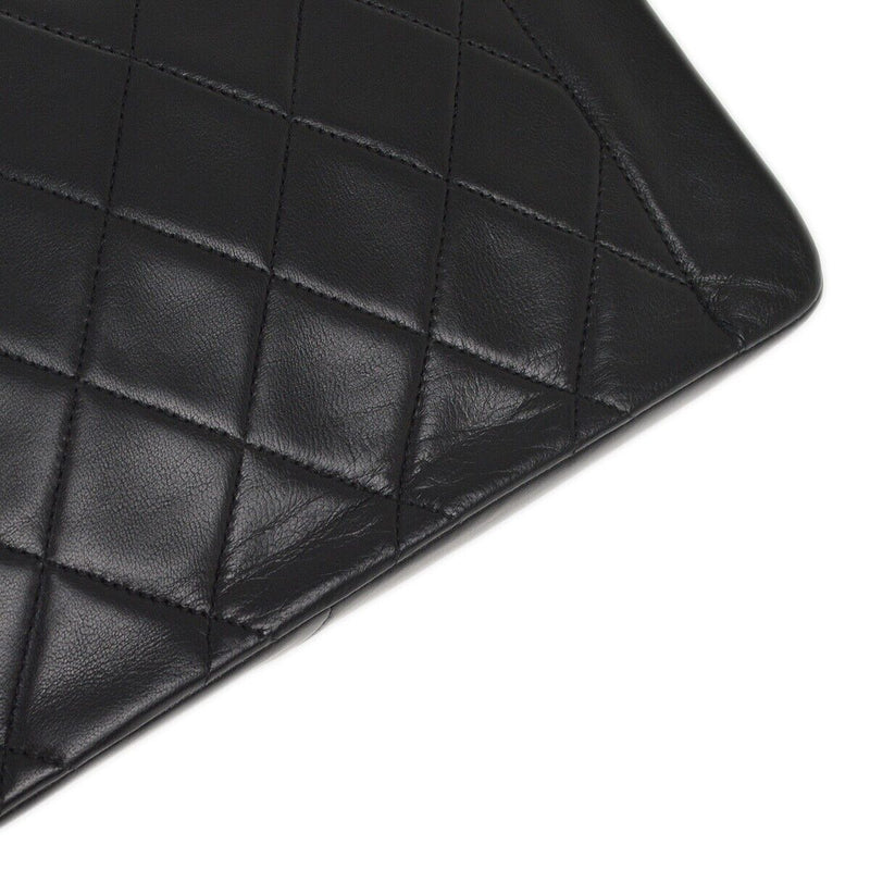 Chanel Black Lambskin Medium Diana