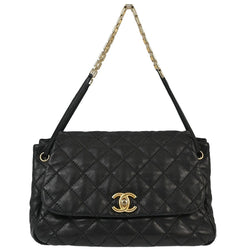 Chanel Black Calfskin Ultra Stitch Retro