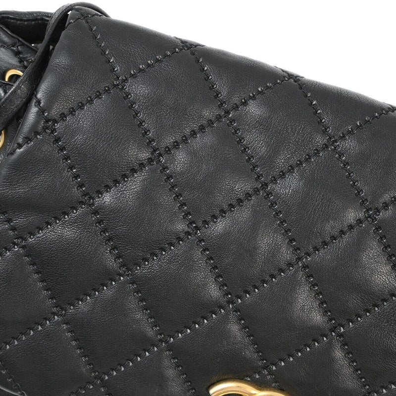 Chanel Black Calfskin Ultra Stitch Retro