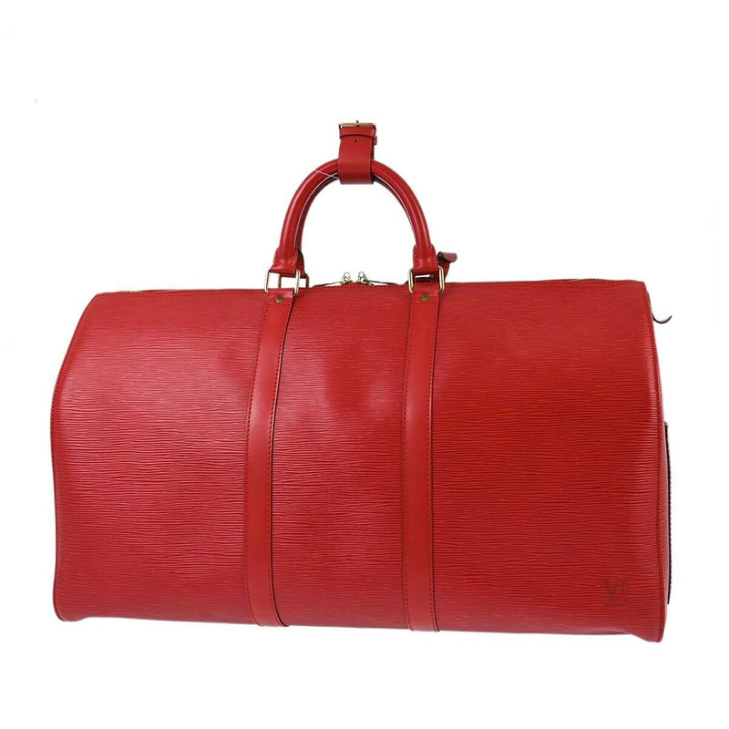 Louis Vuitton Red Epi Keepall 50 Travel