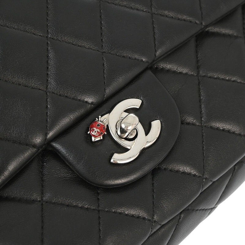 Chanel Black Lambskin Ladybug Single