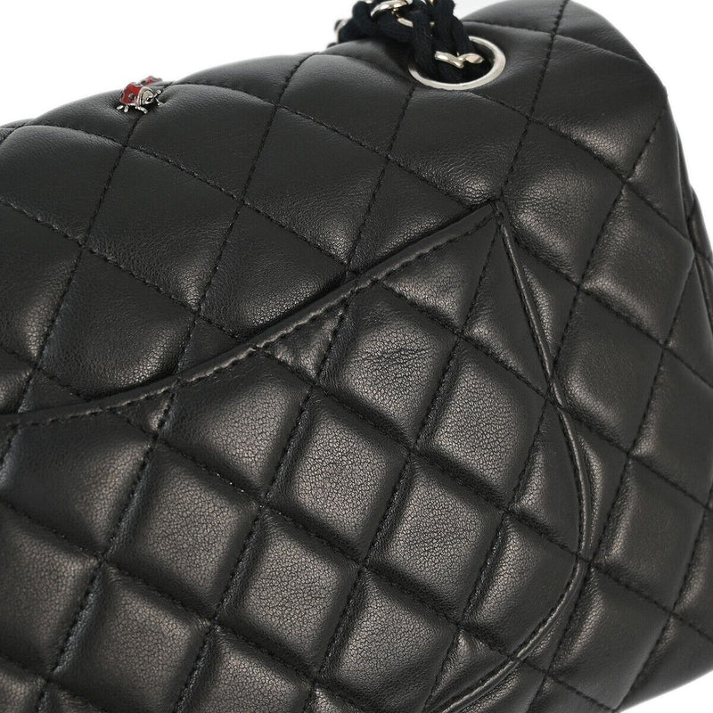 Chanel Black Lambskin Ladybug Single