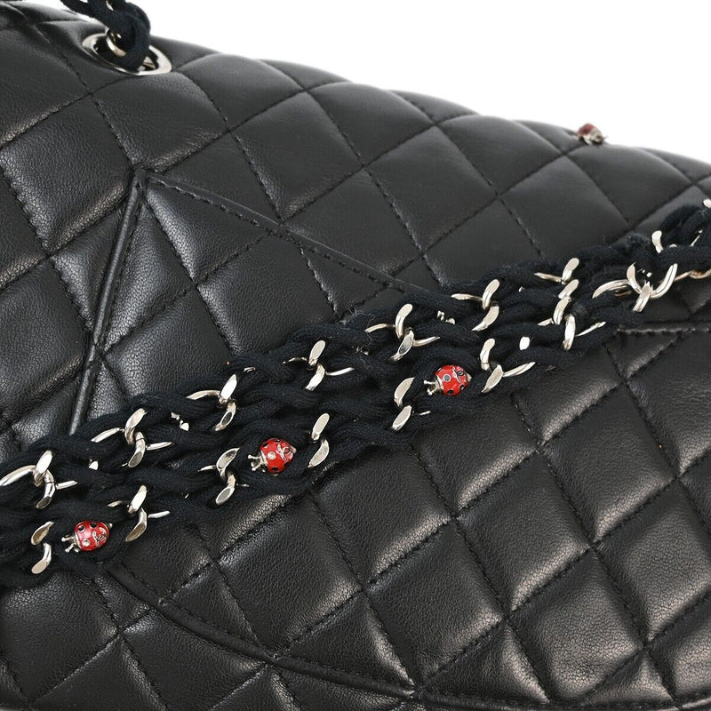 Chanel Black Lambskin Ladybug Single