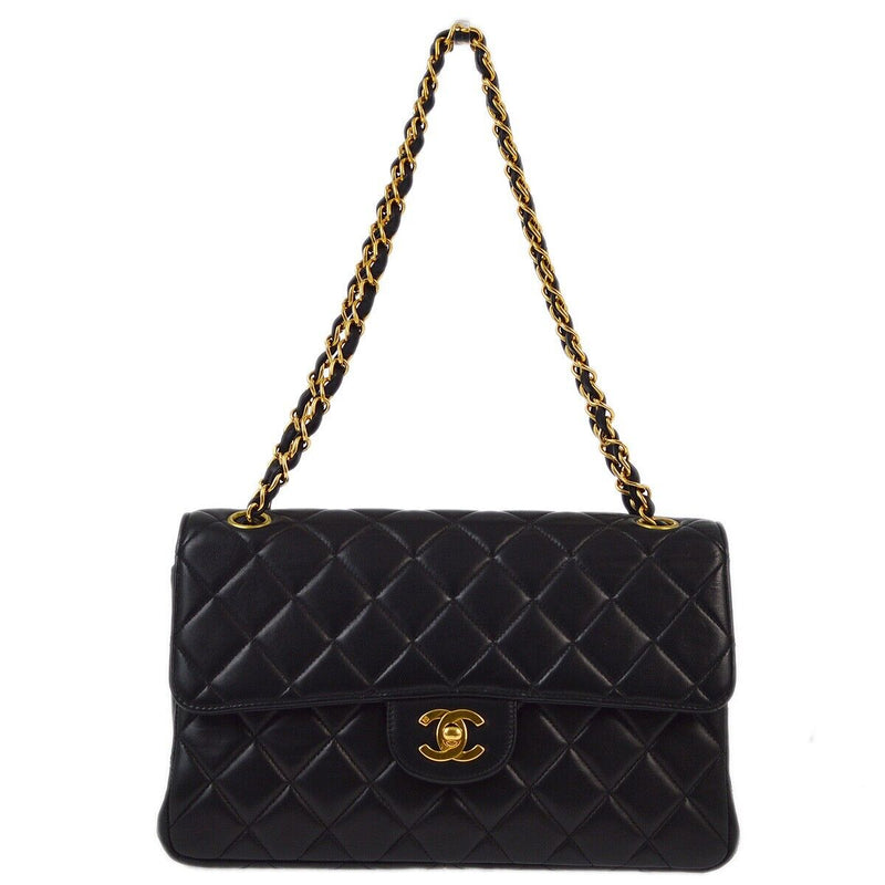 Chanel Black Lambskin Double Sided