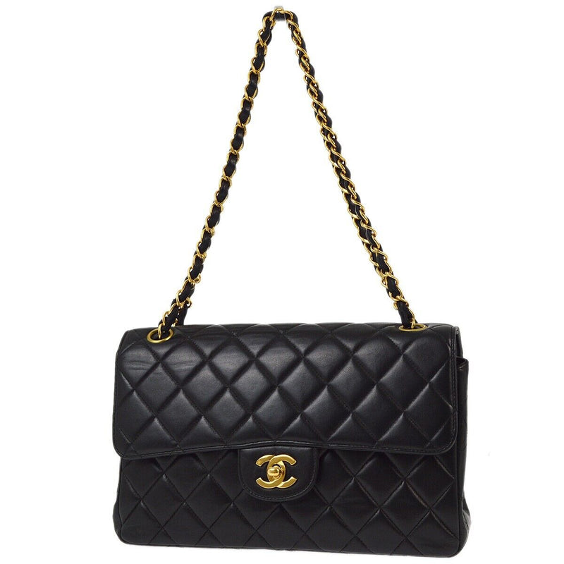 Chanel Black Lambskin Double Sided