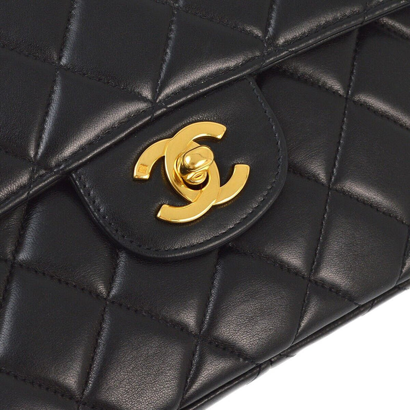 Chanel Black Lambskin Double Sided