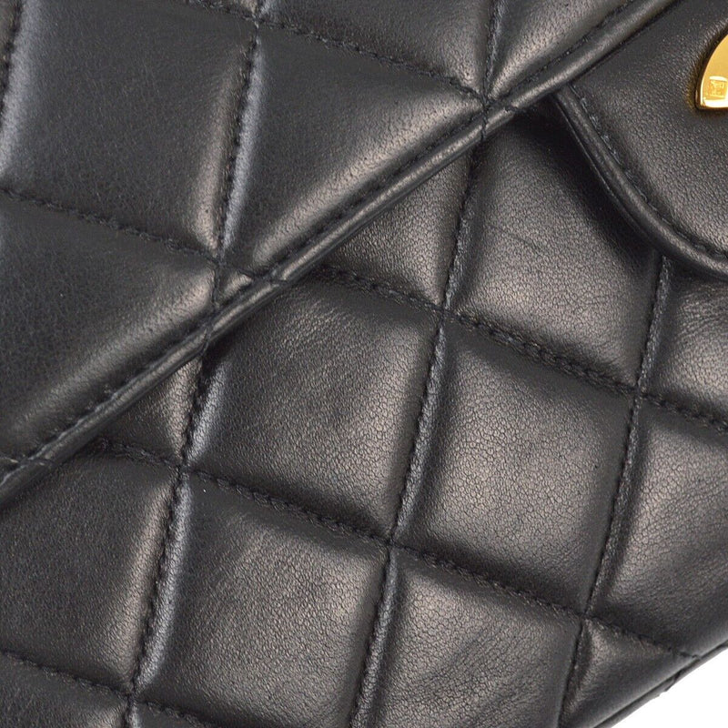 Chanel Black Lambskin Double Sided