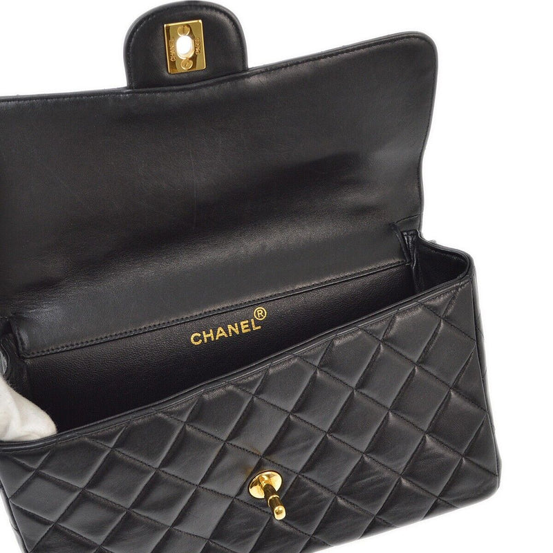 Chanel Black Lambskin Double Sided