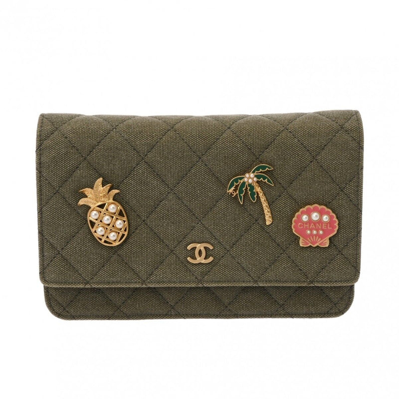 Chanel Matrasse Chain Wallet Pineapple