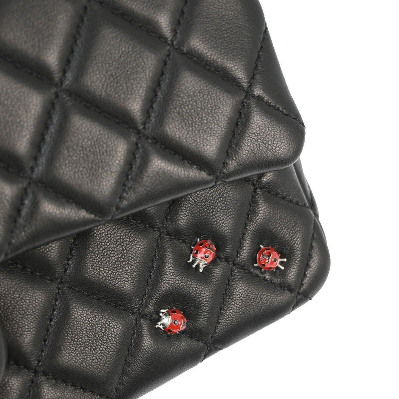 Chanel Black Lambskin Ladybug Single