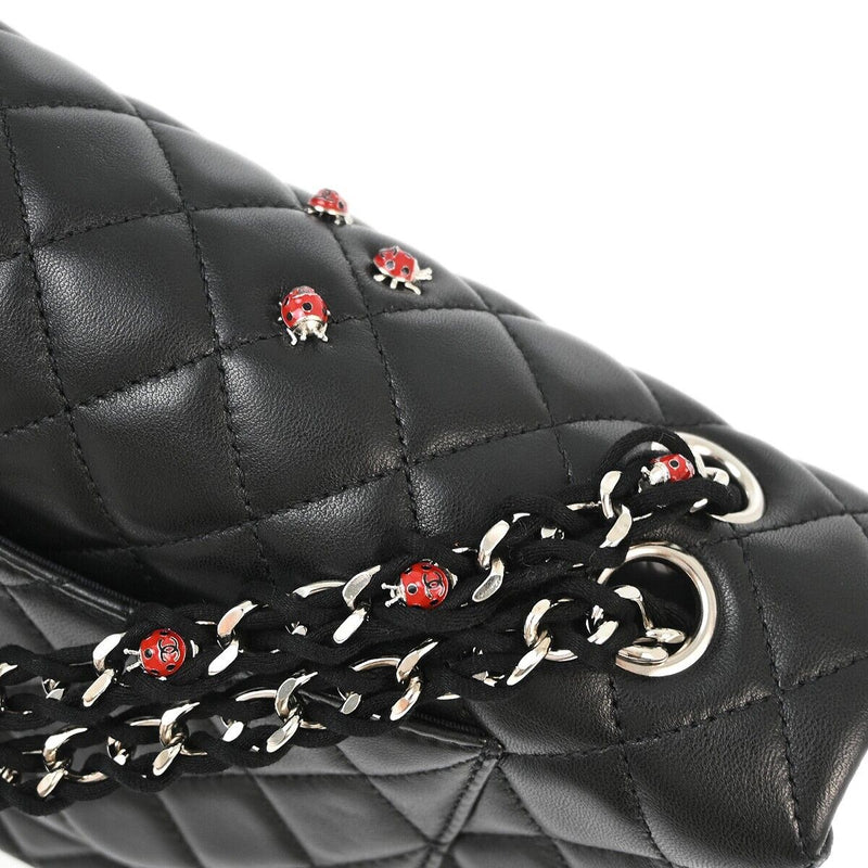 Chanel Black Lambskin Ladybug Single