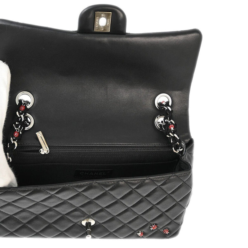 Chanel Black Lambskin Ladybug Single