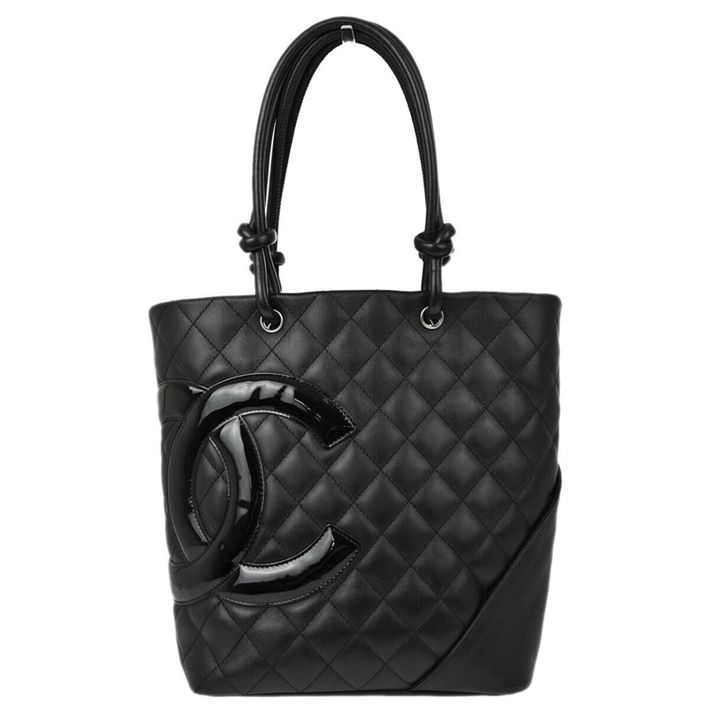 Chanel Black Calfskin Cambon Ligne Tote